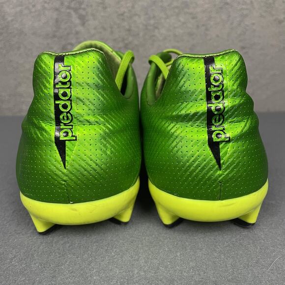 Adidas Predator Absolion Soccer Shoes Mens Size 11.5 Green Yellow FG Cleats - Picture 8 of 16